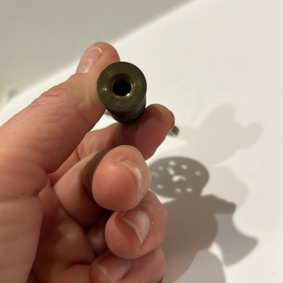 Vintage Brass tall lamp finial!  Jewlery for your lamp! - Picture 4 of 6